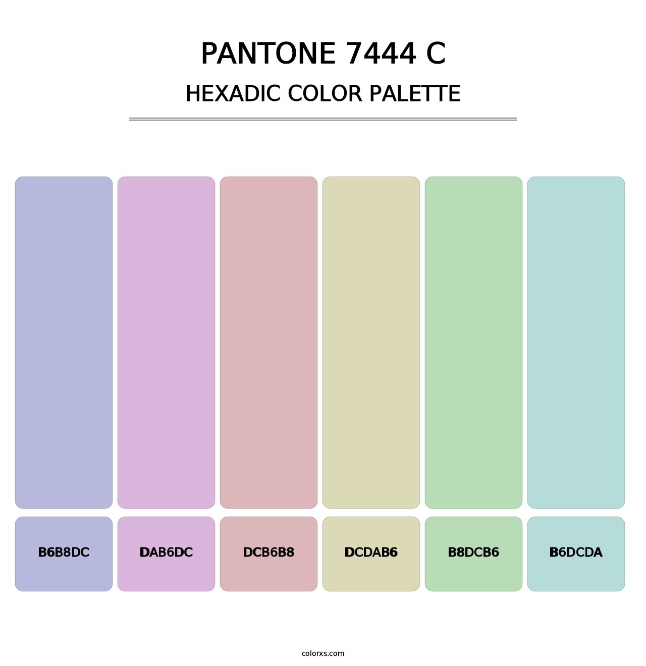 PANTONE 7444 C - Hexadic Color Palette