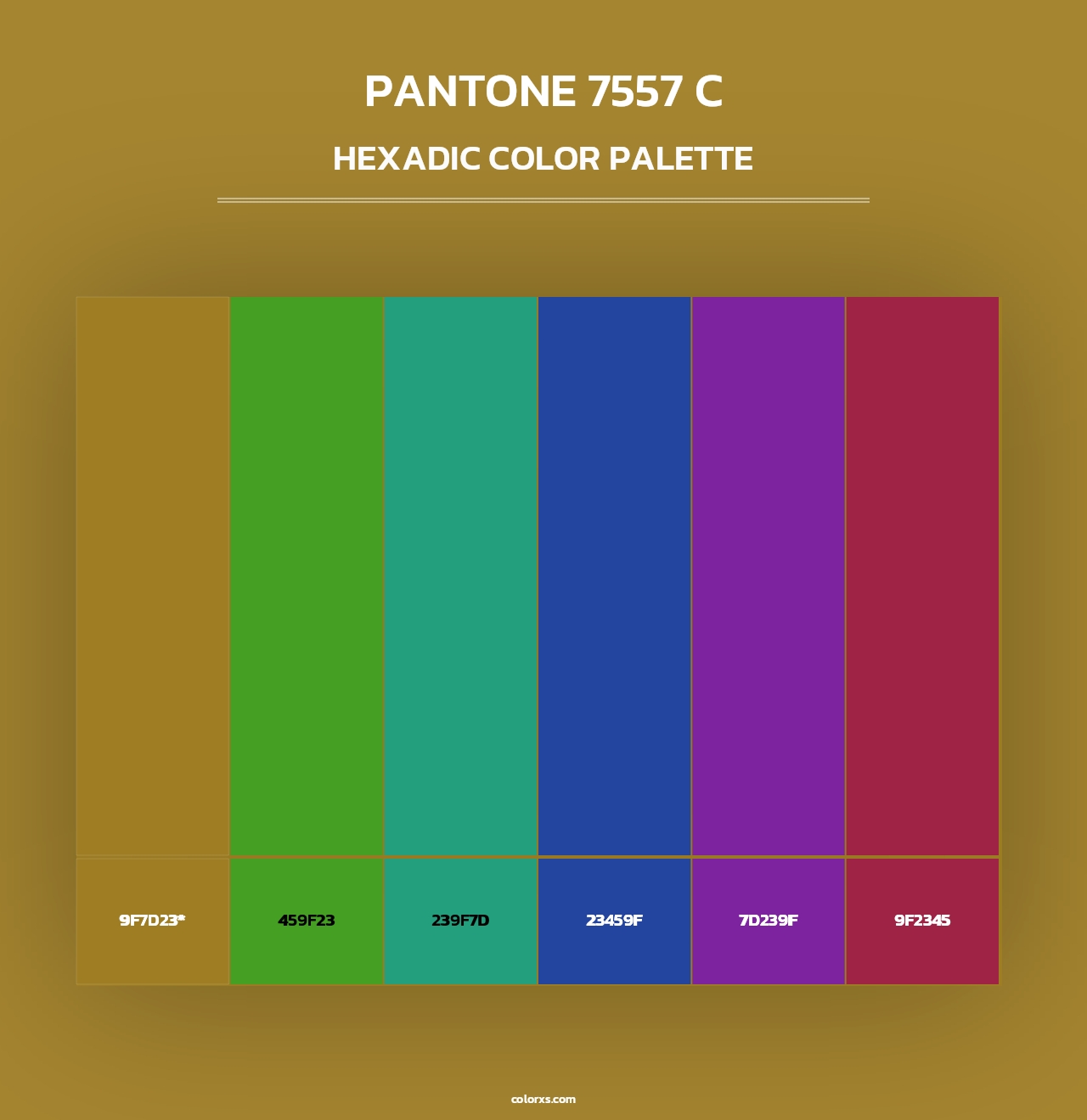 PANTONE 7557 C - Hexadic Color Palette