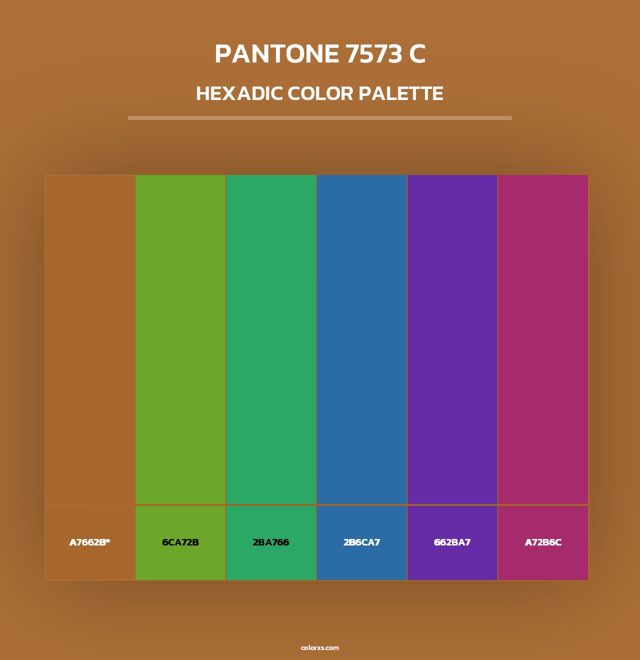 PANTONE 7573 C - Hexadic Color Palette
