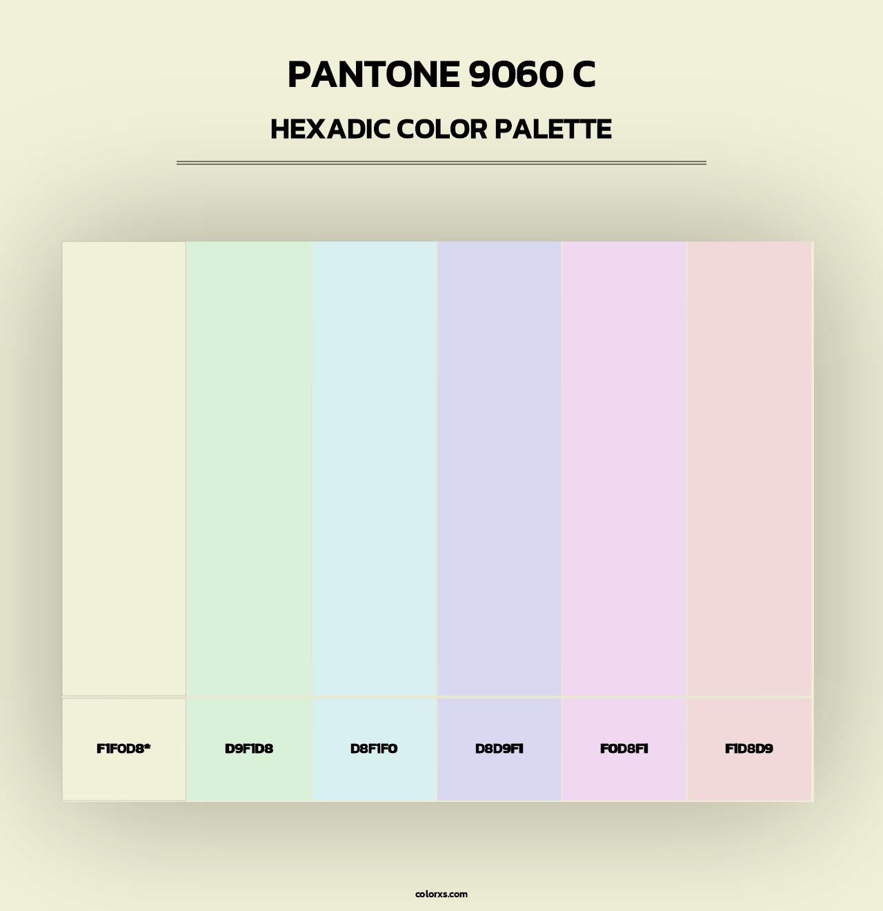 PANTONE 9060 C - Hexadic Color Palette