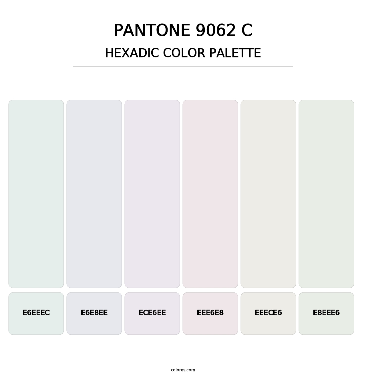 PANTONE 9062 C - Hexadic Color Palette