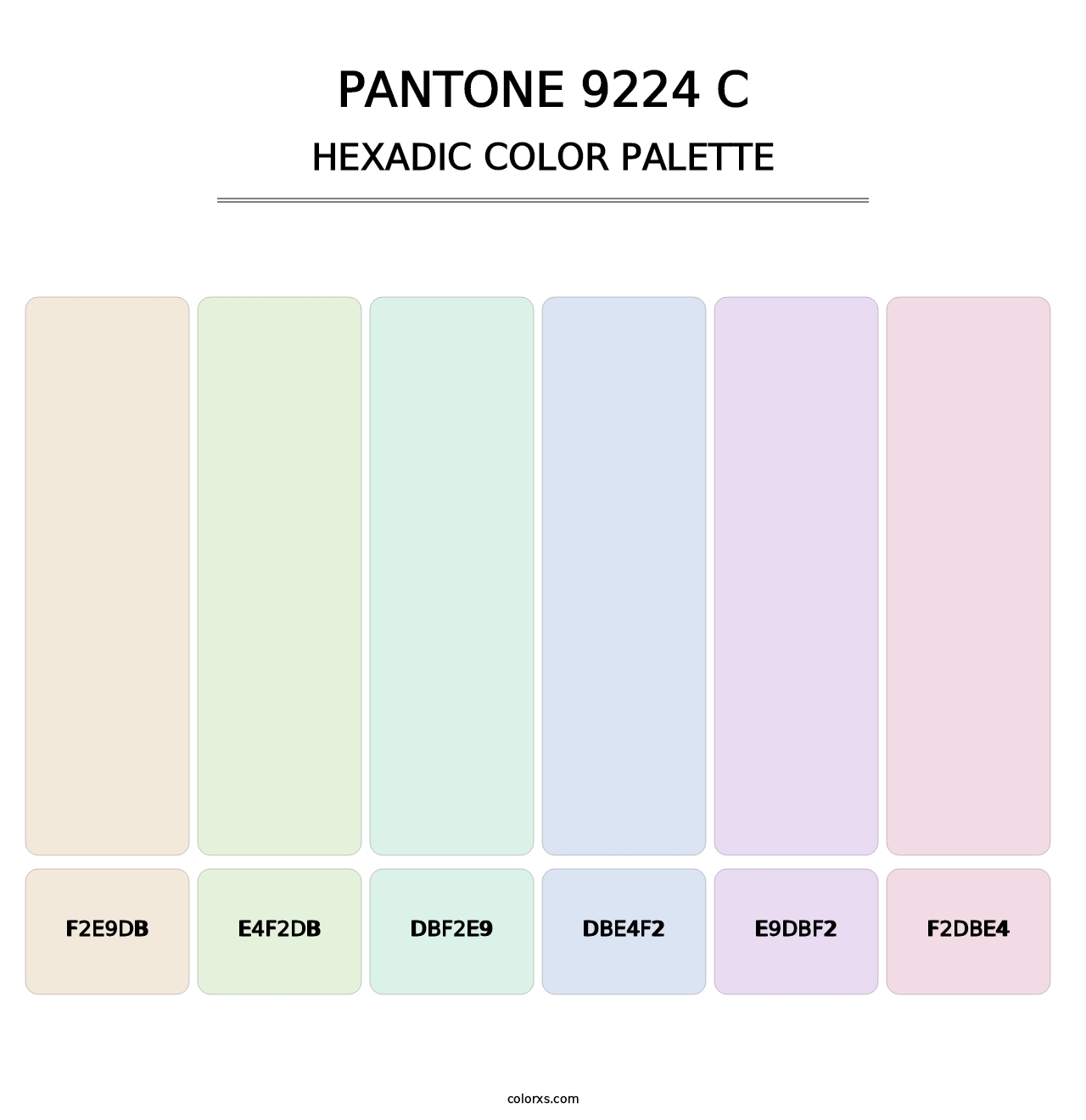 PANTONE 9224 C - Hexadic Color Palette