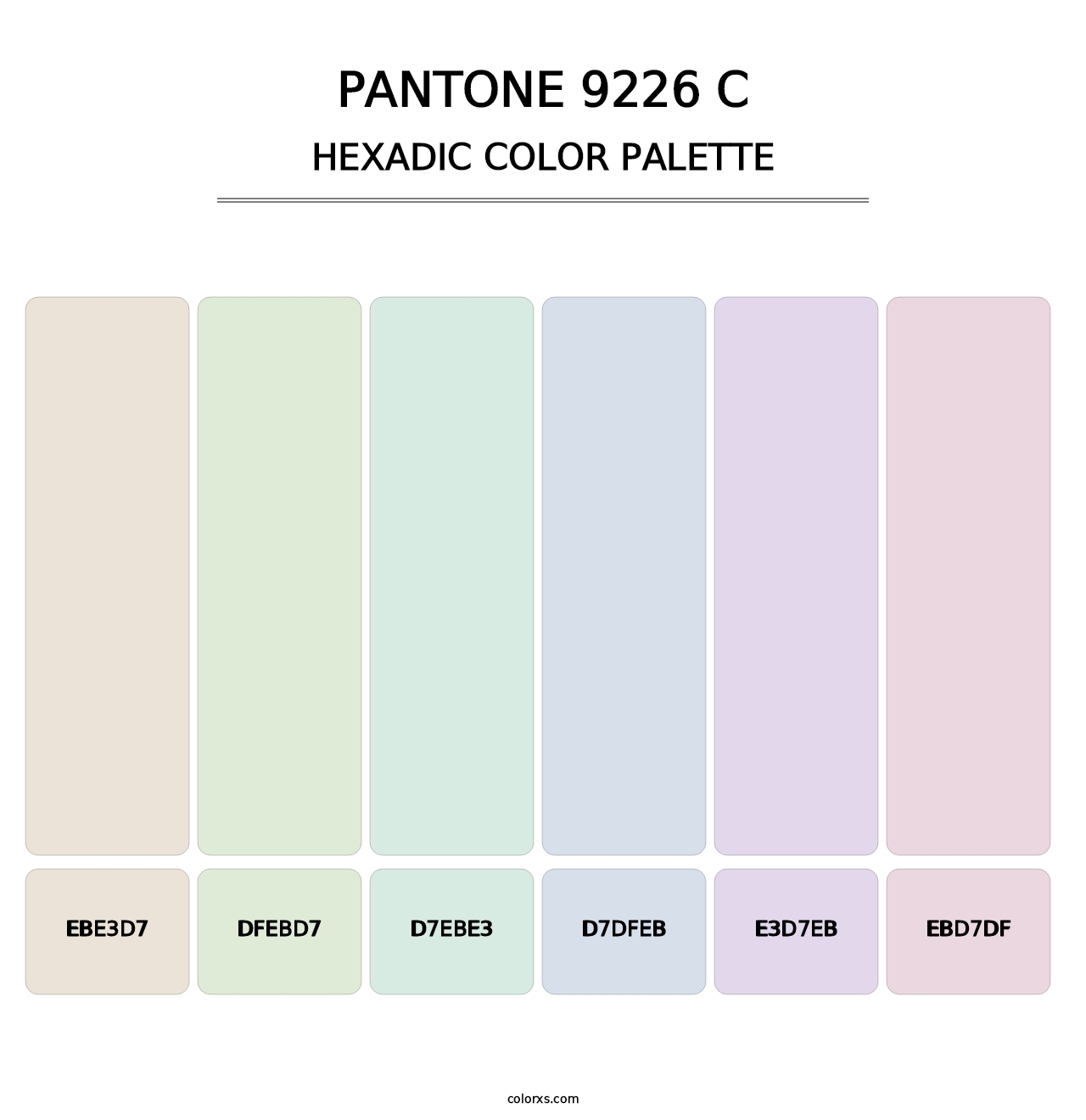 PANTONE 9226 C - Hexadic Color Palette
