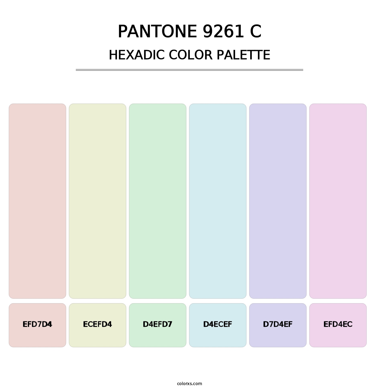 PANTONE 9261 C - Hexadic Color Palette