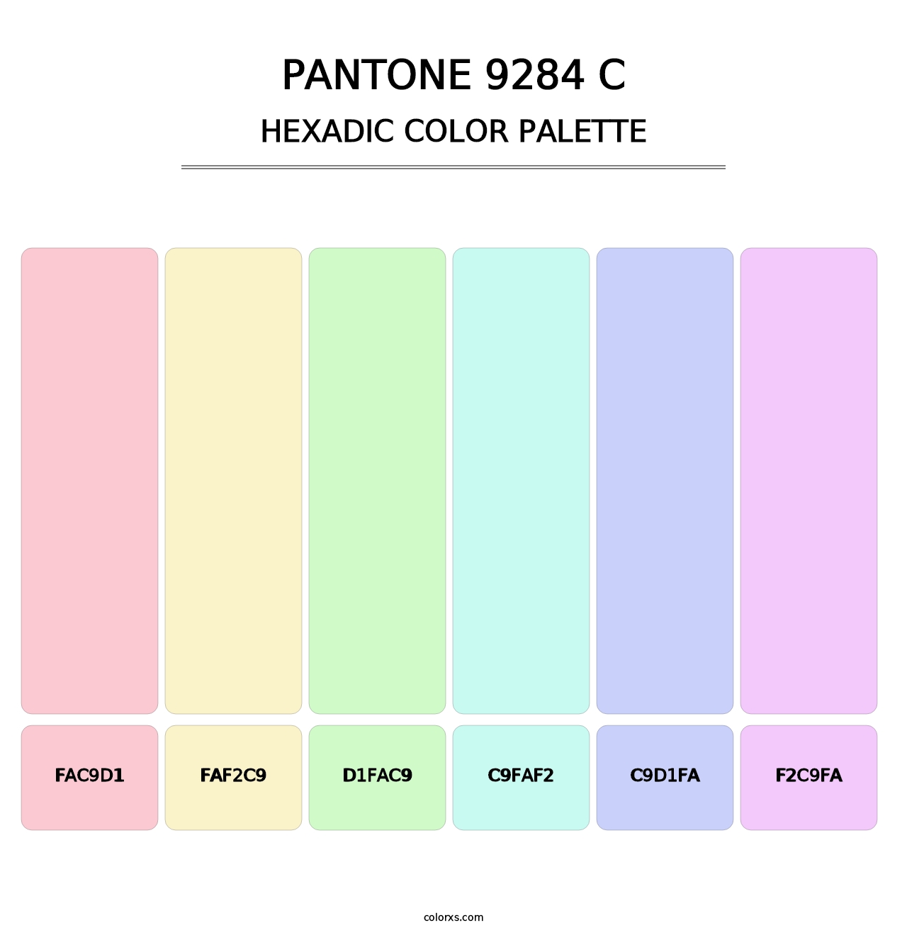 PANTONE 9284 C - Hexadic Color Palette