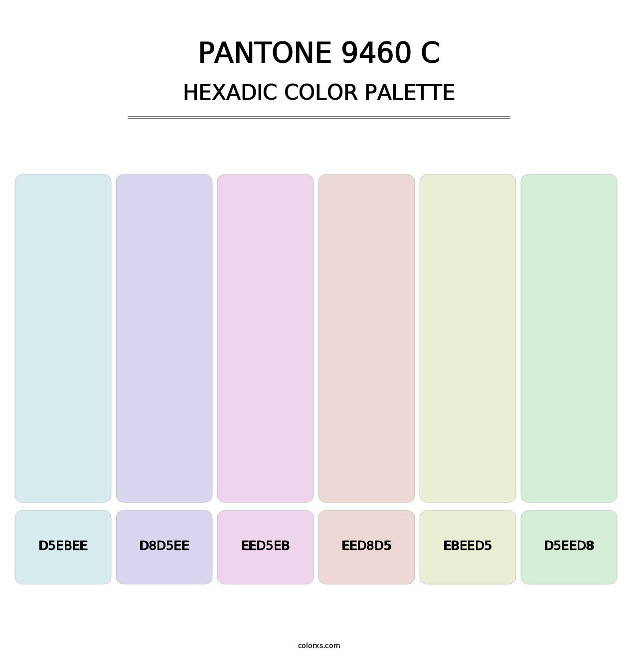 PANTONE 9460 C - Hexadic Color Palette