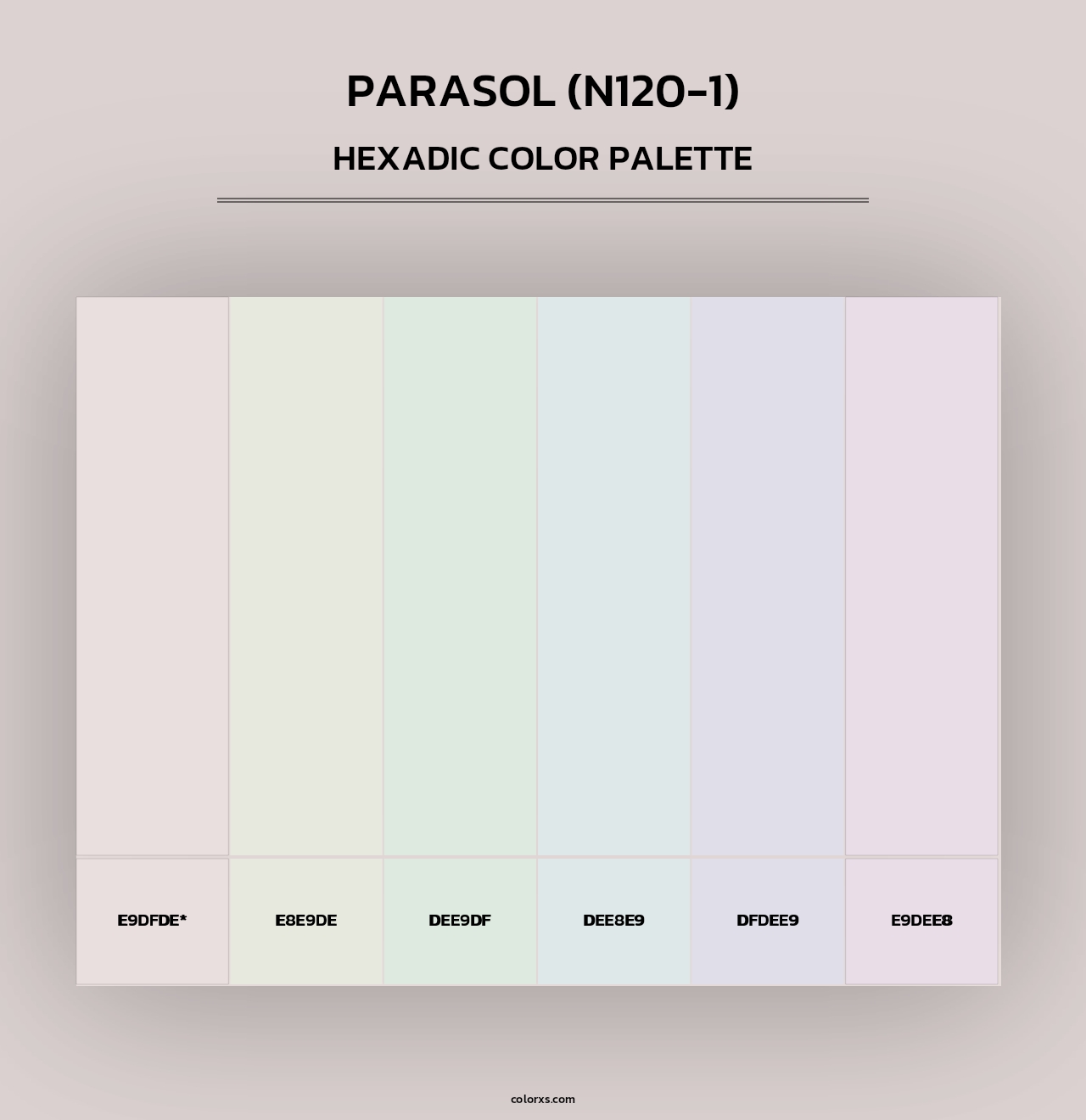 Parasol (N120-1) - Hexadic Color Palette