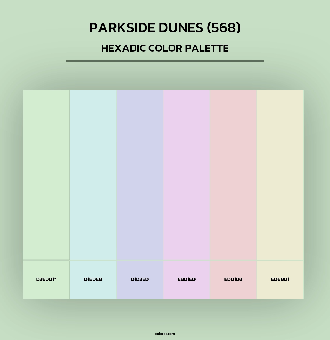Parkside Dunes (568) - Hexadic Color Palette