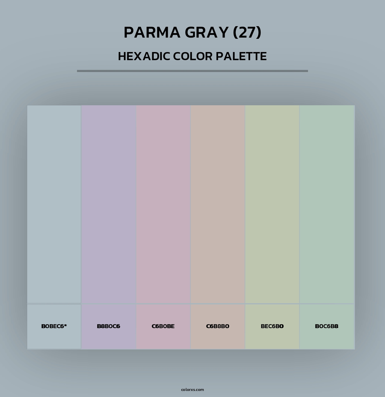 Parma Gray (27) - Hexadic Color Palette