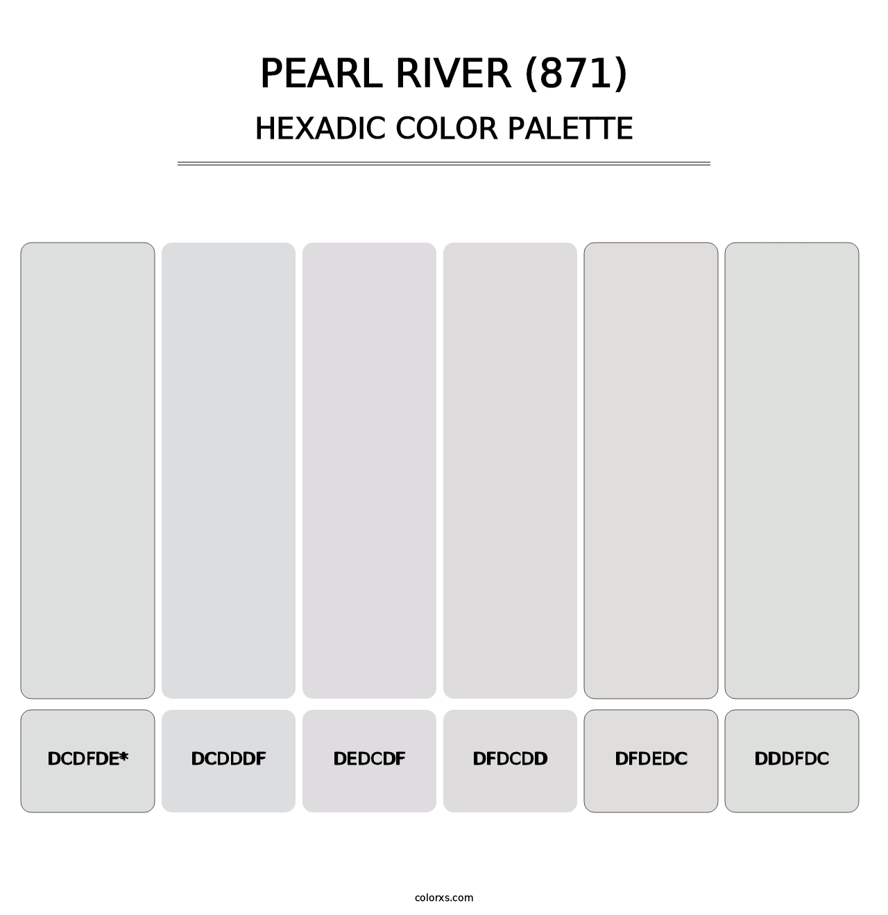 Pearl River (871) - Hexadic Color Palette