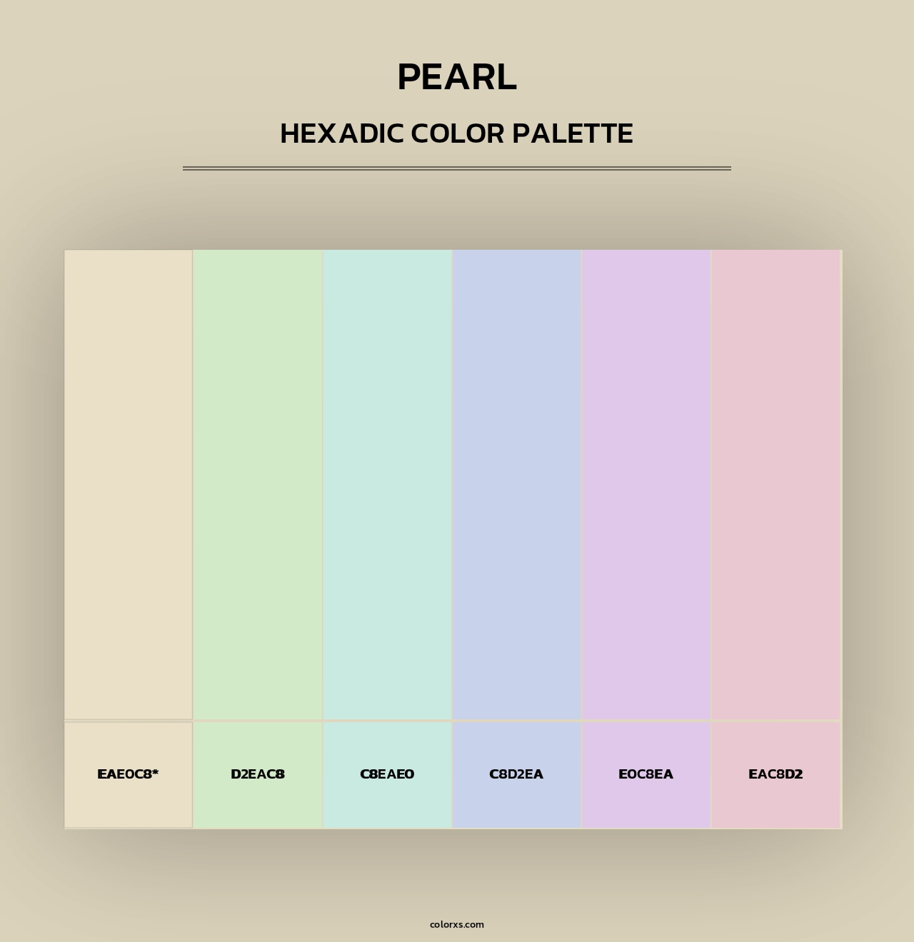 Pearl - Hexadic Color Palette