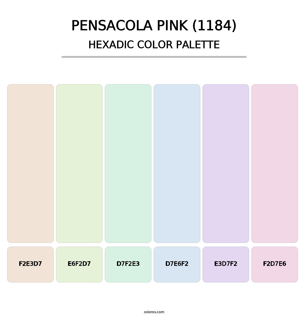 Pensacola Pink (1184) - Hexadic Color Palette