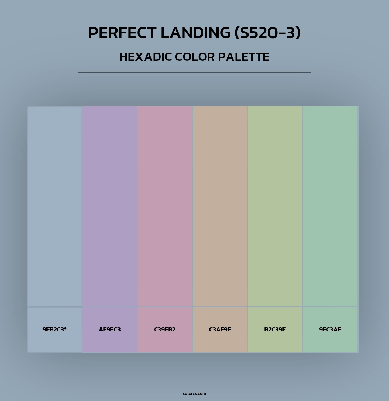Perfect Landing (S520-3) - Hexadic Color Palette