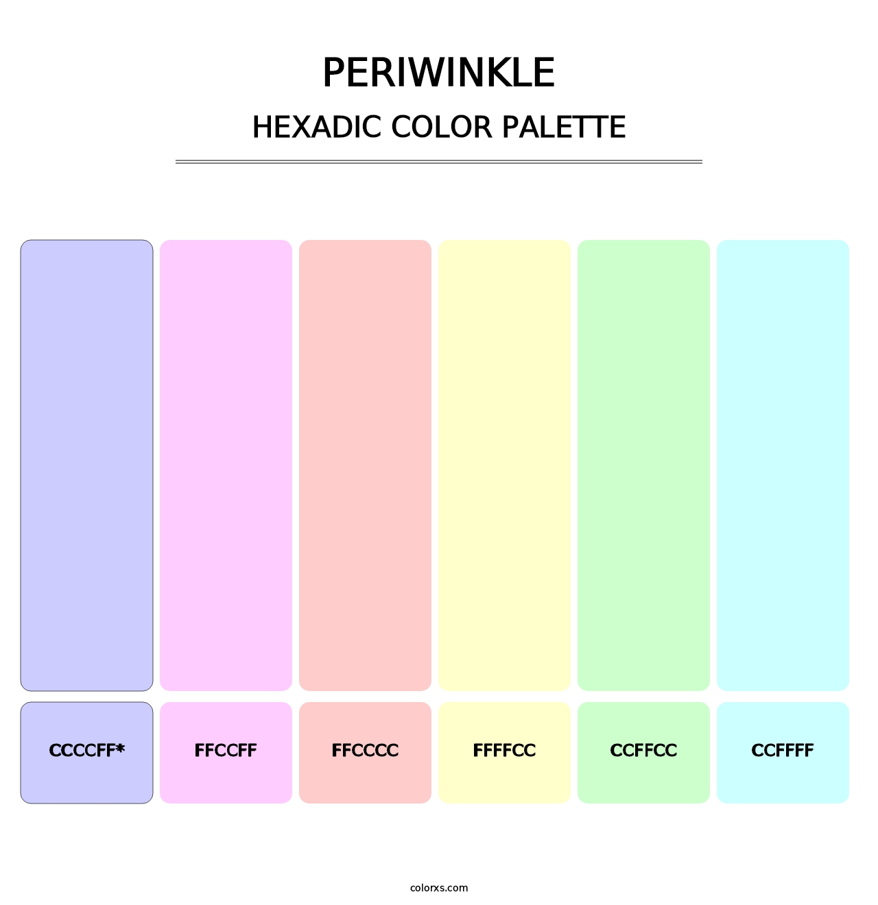 Periwinkle - Hexadic Color Palette