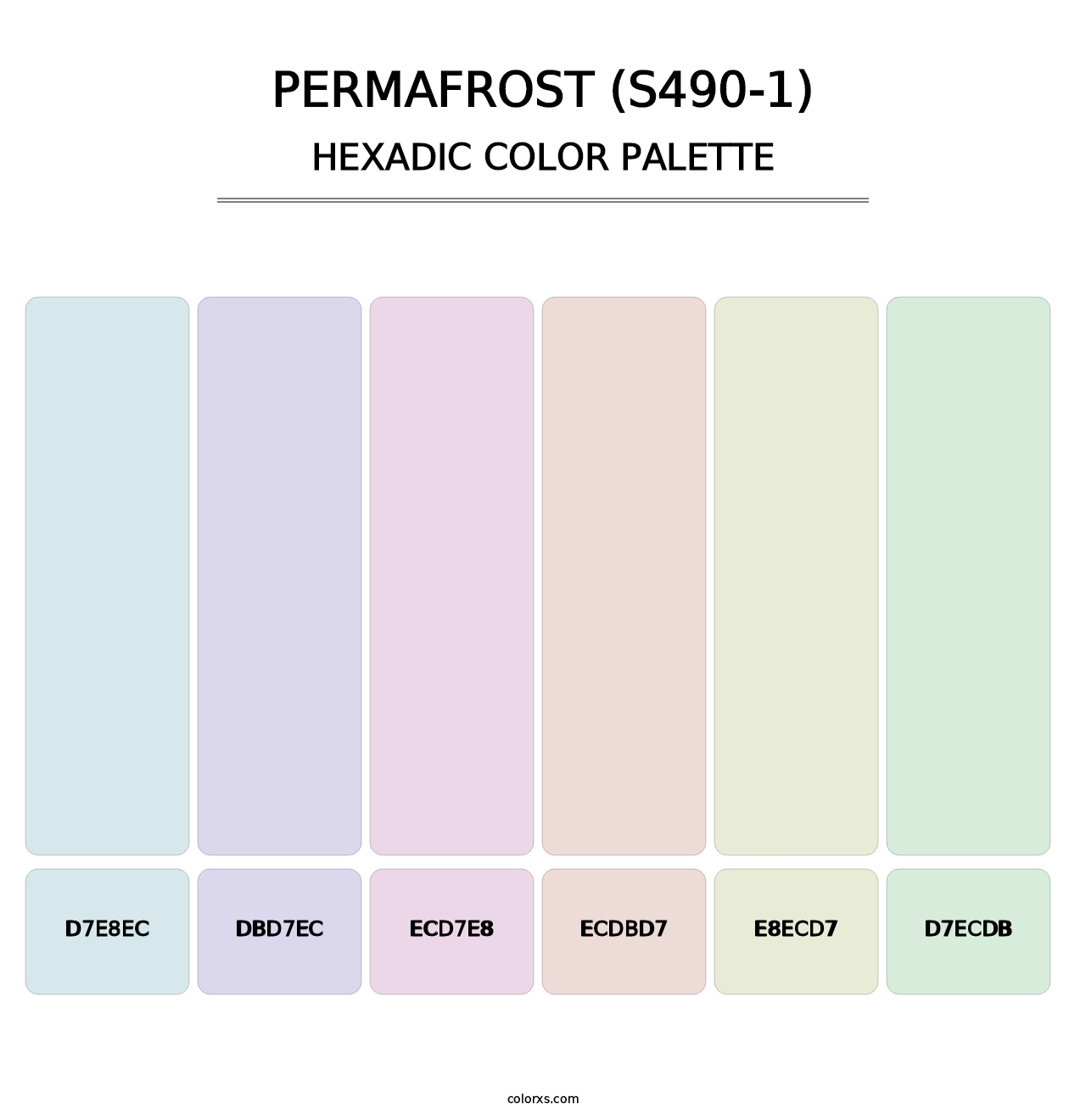 Permafrost (S490-1) - Hexadic Color Palette