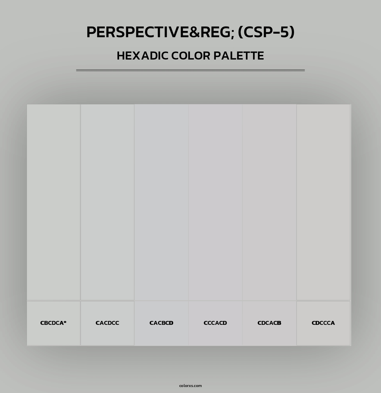 Perspective&reg; (CSP-5) - Hexadic Color Palette