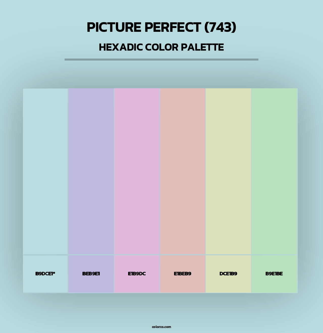 Picture Perfect (743) - Hexadic Color Palette