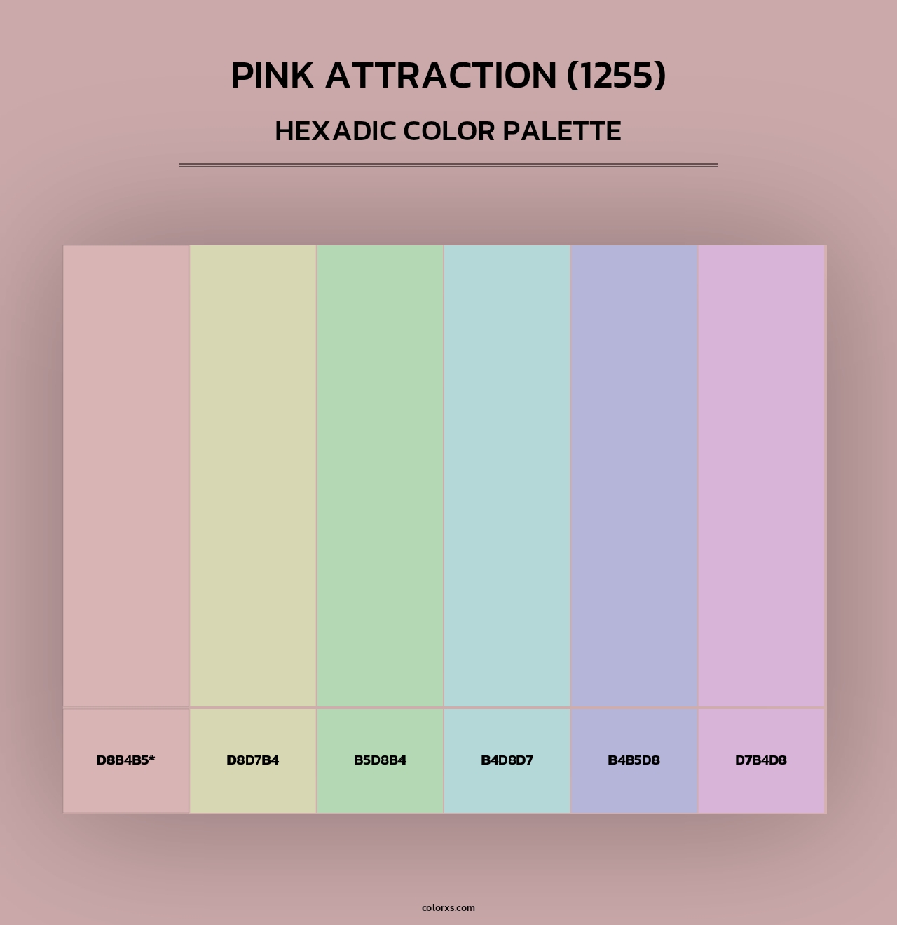 Pink Attraction (1255) - Hexadic Color Palette