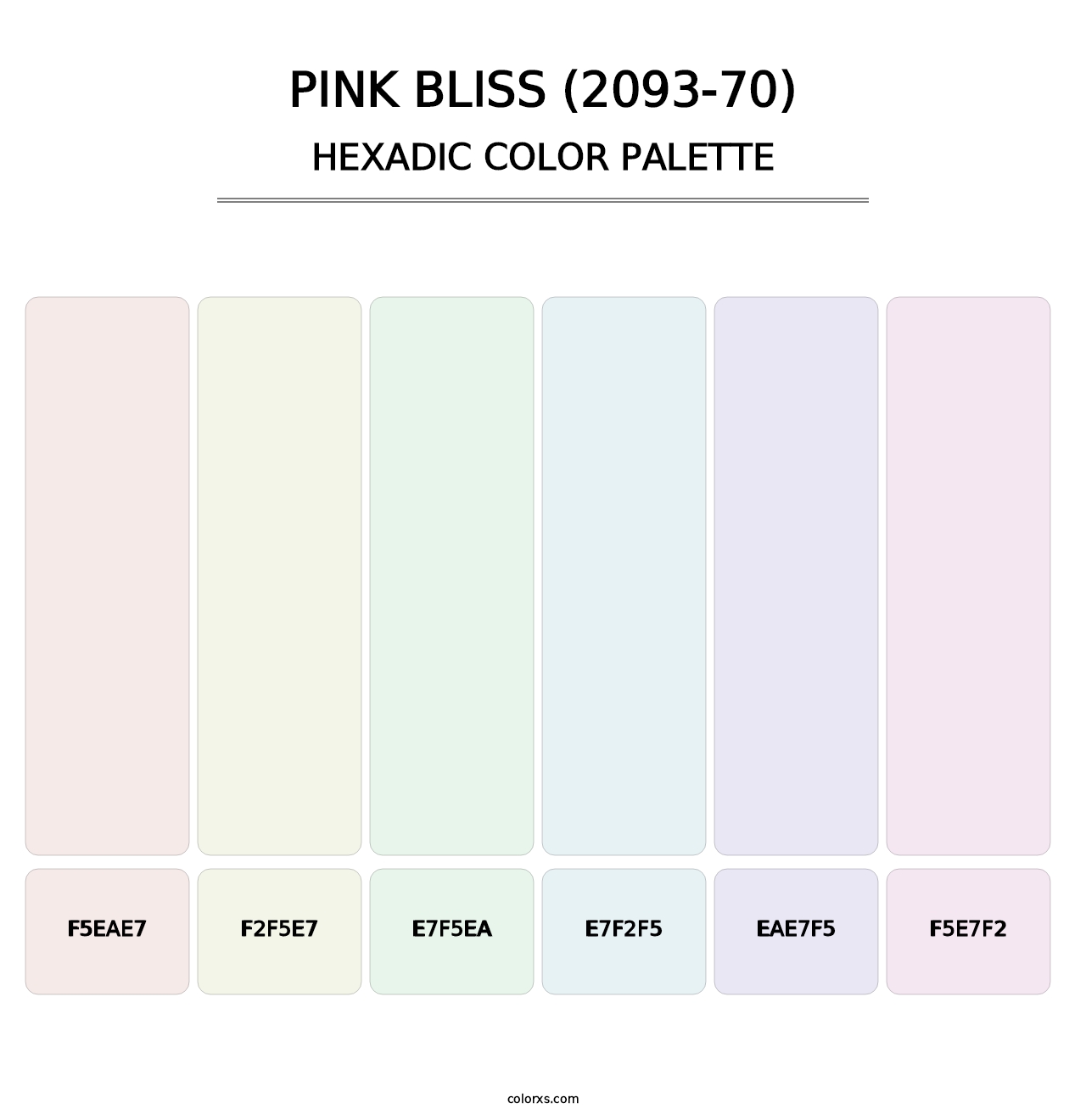 Pink Bliss (2093-70) - Hexadic Color Palette