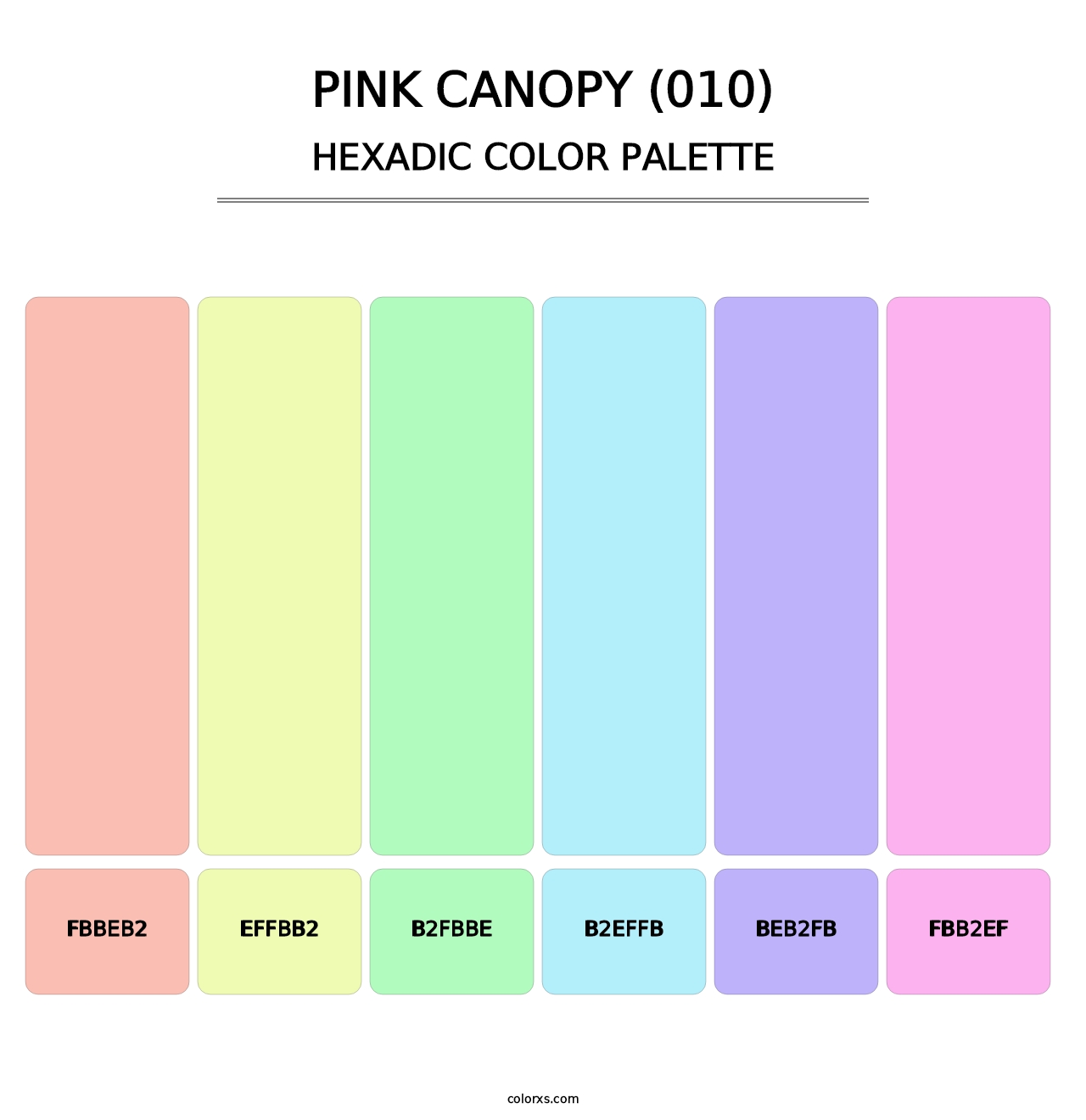 Pink Canopy (010) - Hexadic Color Palette