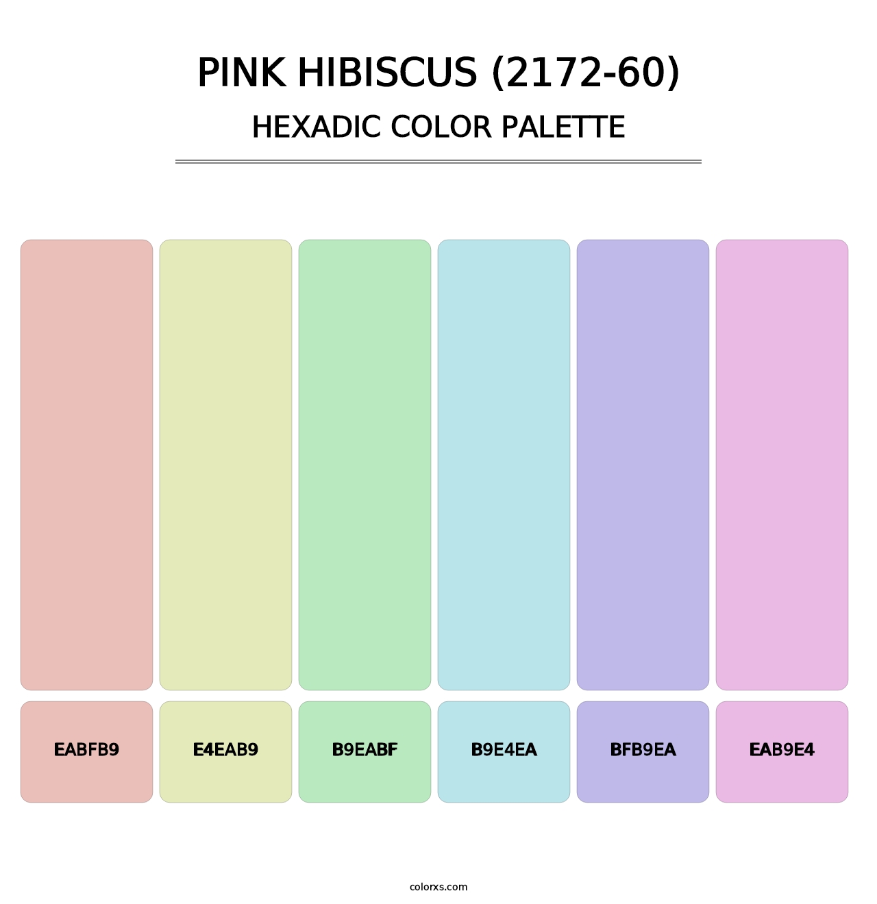Pink Hibiscus (2172-60) - Hexadic Color Palette