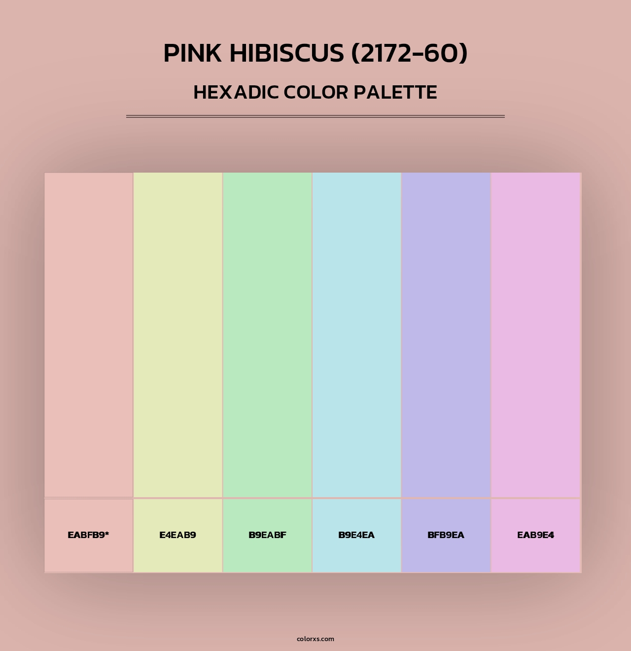 Pink Hibiscus (2172-60) - Hexadic Color Palette