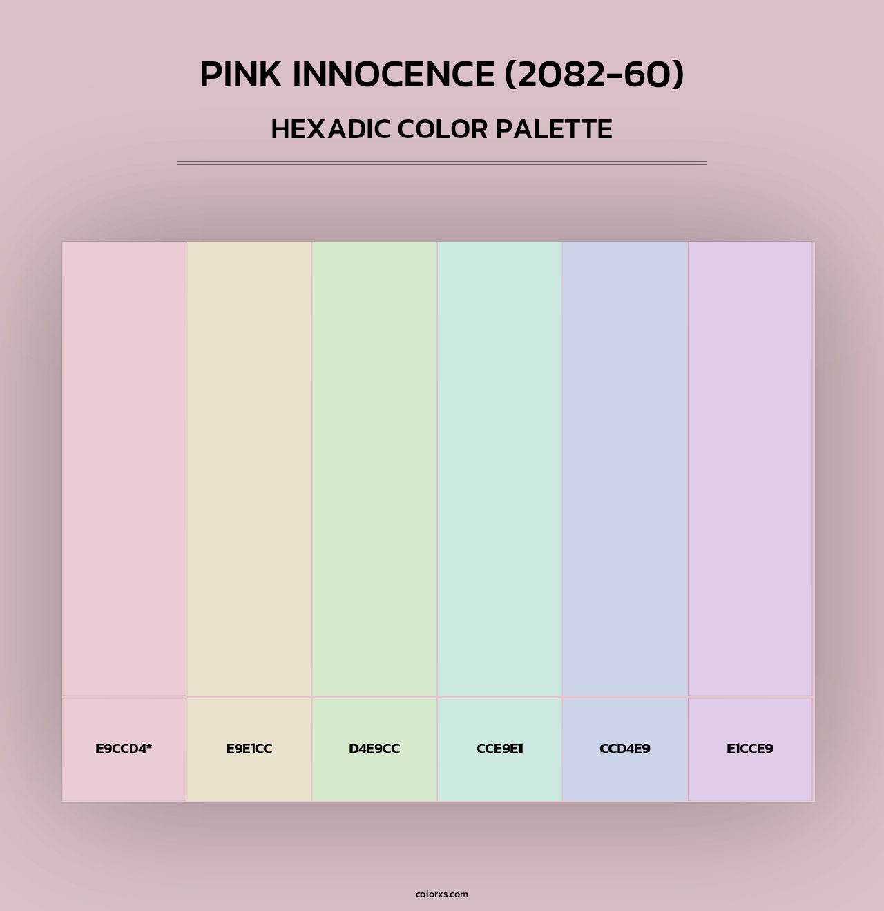 Pink Innocence (2082-60) - Hexadic Color Palette