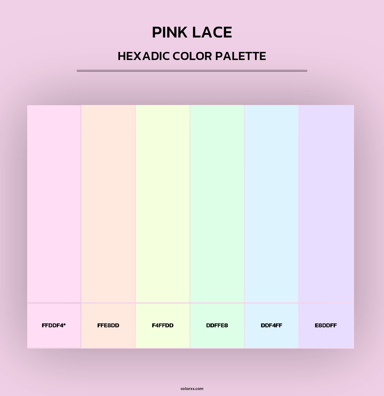 Pink Lace - Hexadic Color Palette