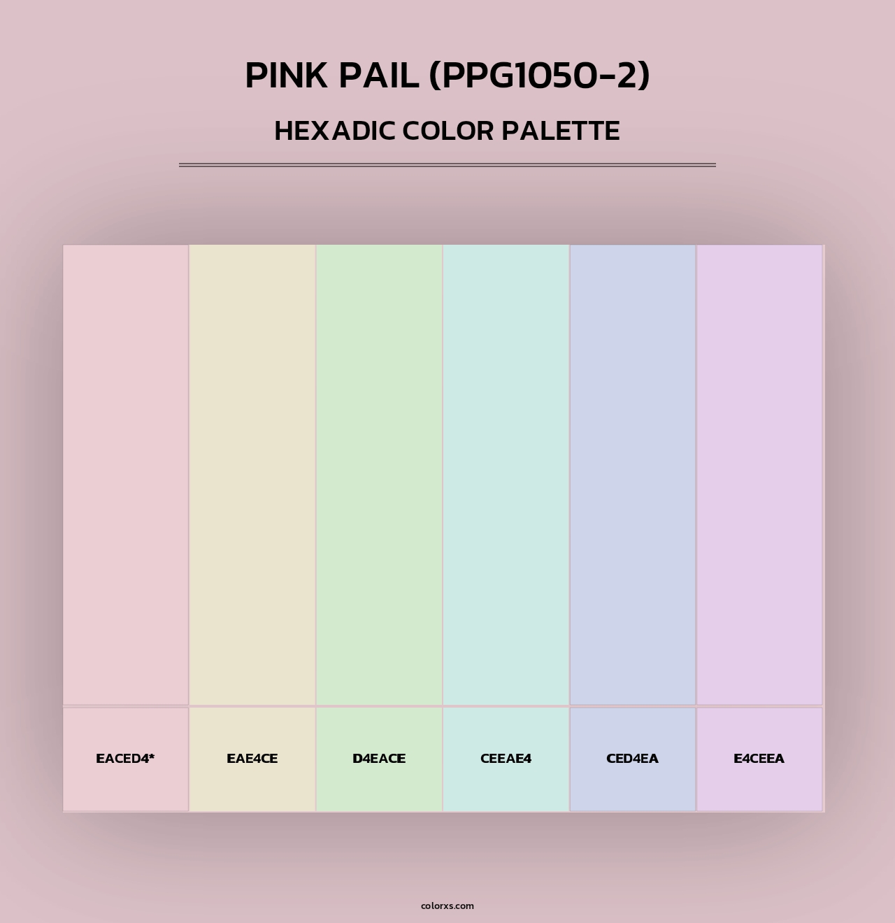 Pink Pail (PPG1050-2) - Hexadic Color Palette