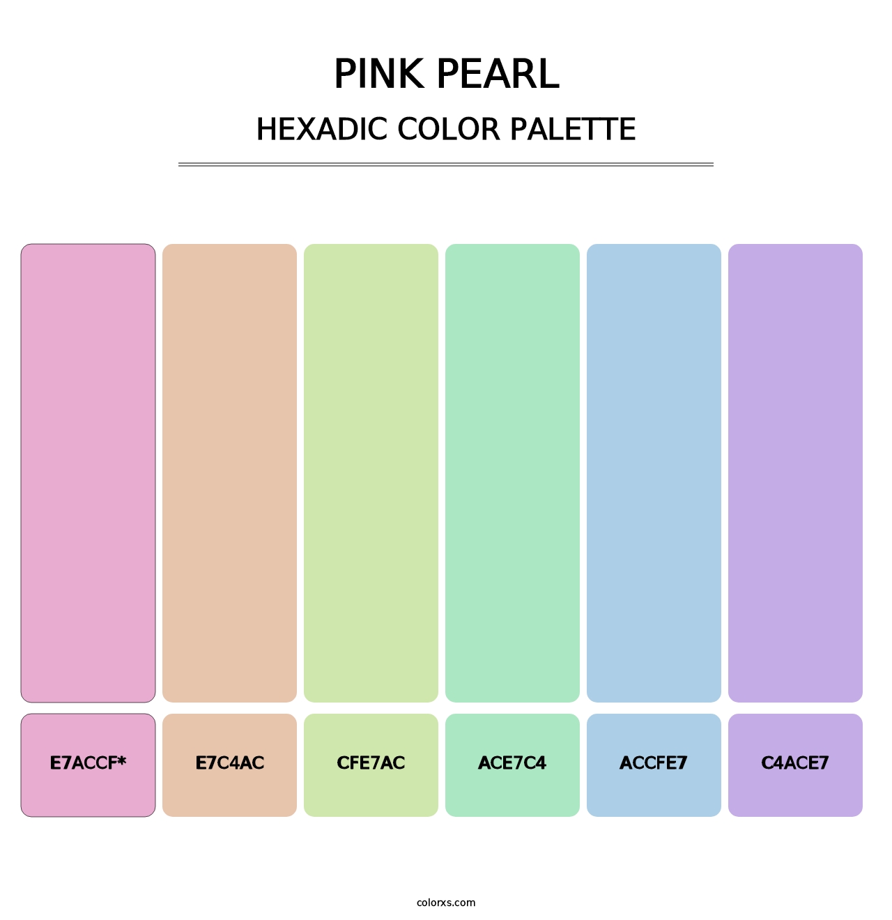 Pink Pearl - Hexadic Color Palette