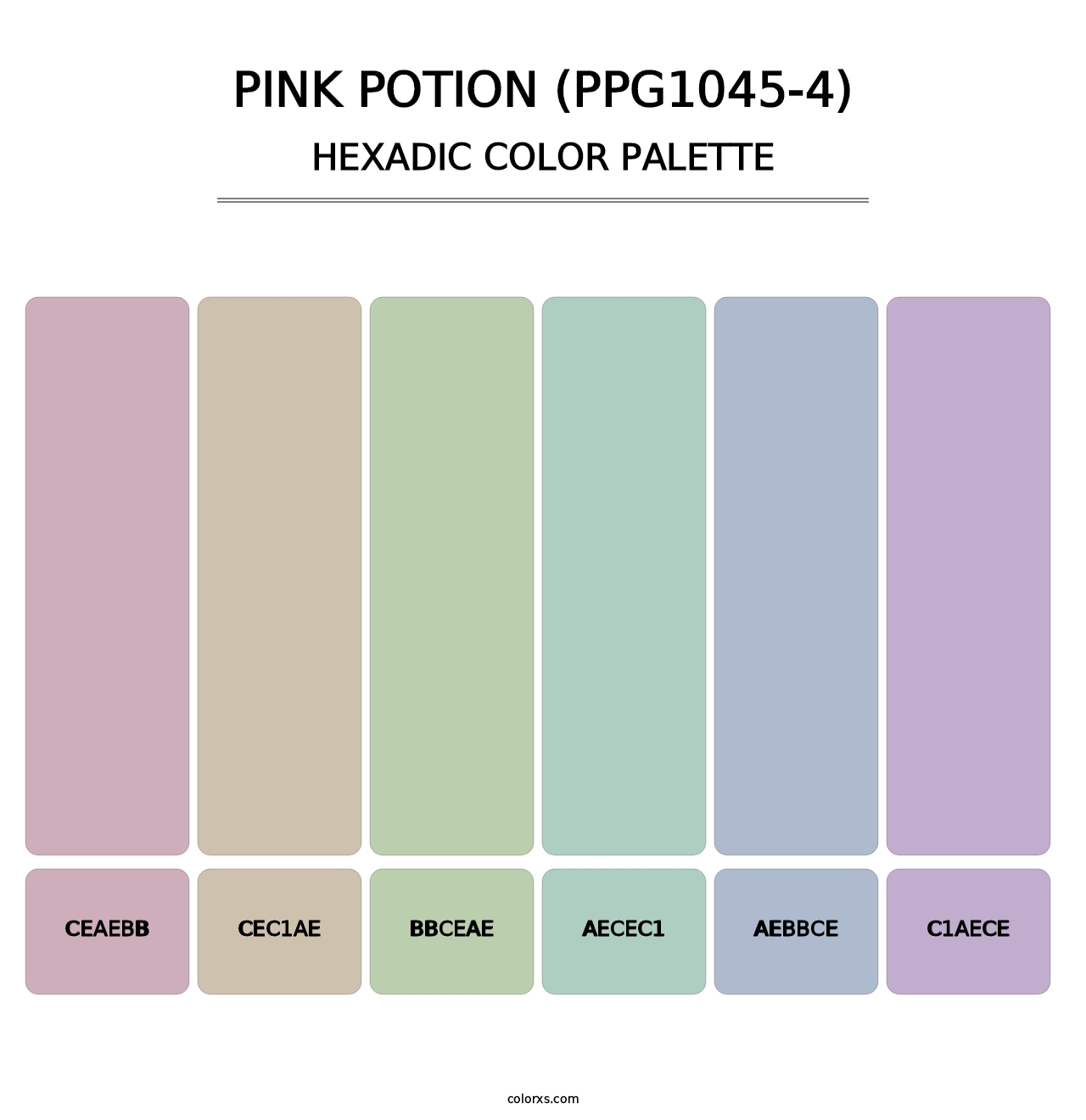 Pink Potion (PPG1045-4) - Hexadic Color Palette