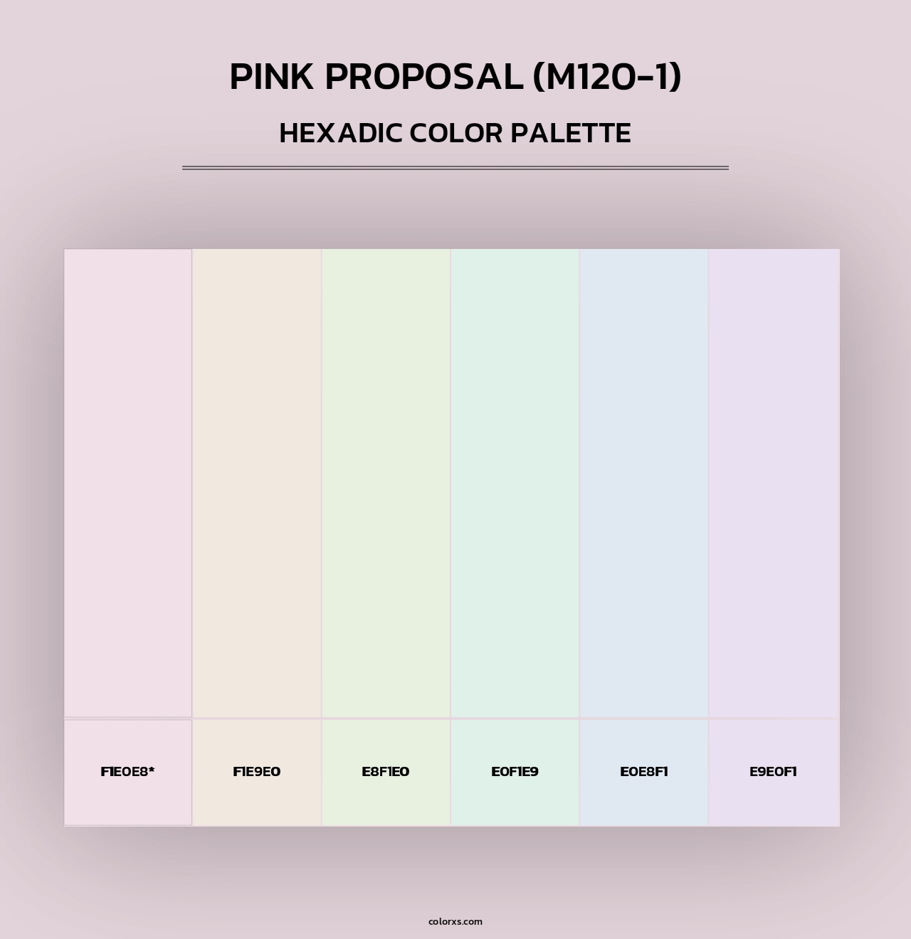 Pink Proposal (M120-1) - Hexadic Color Palette