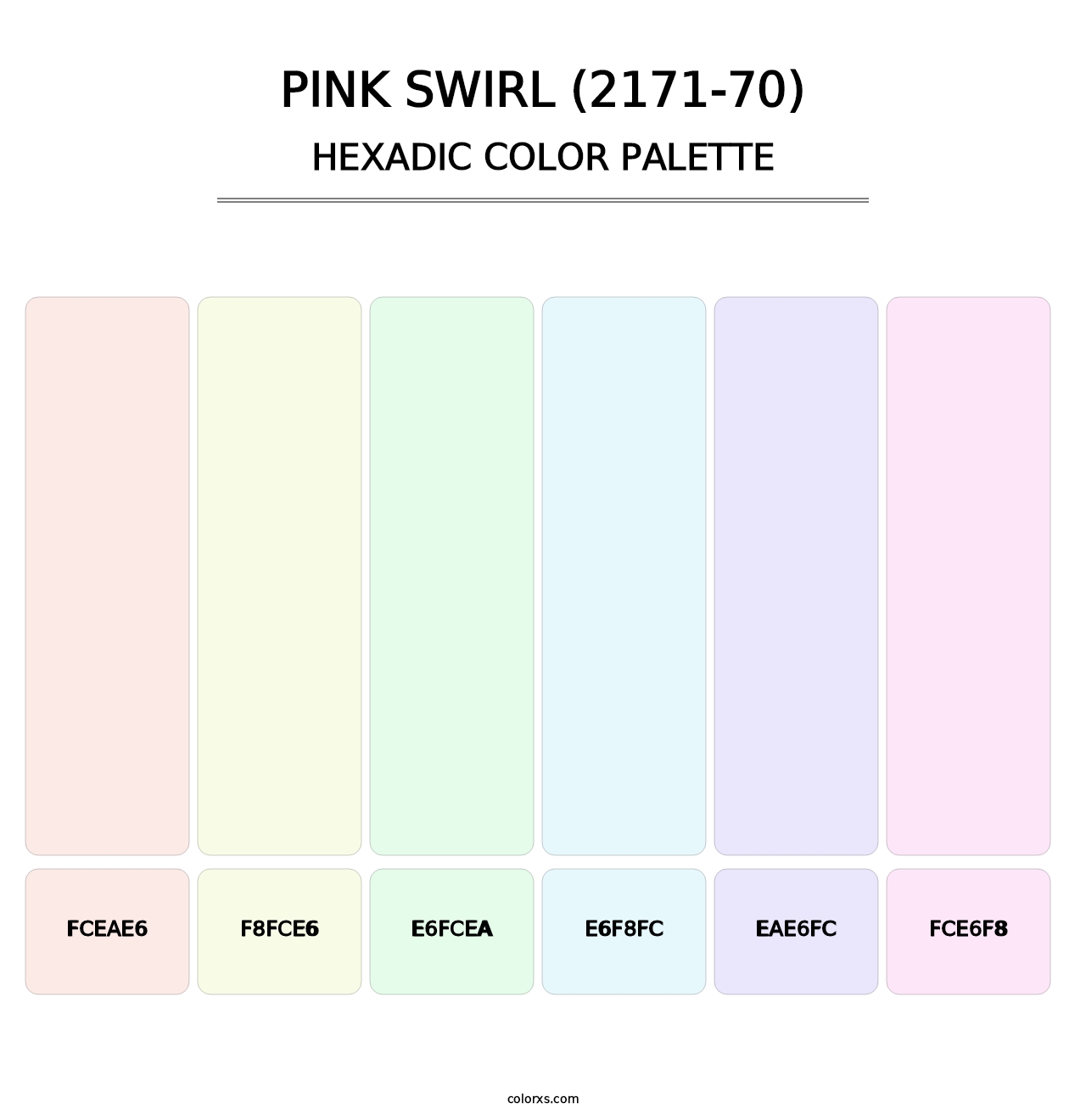 Pink Swirl (2171-70) - Hexadic Color Palette