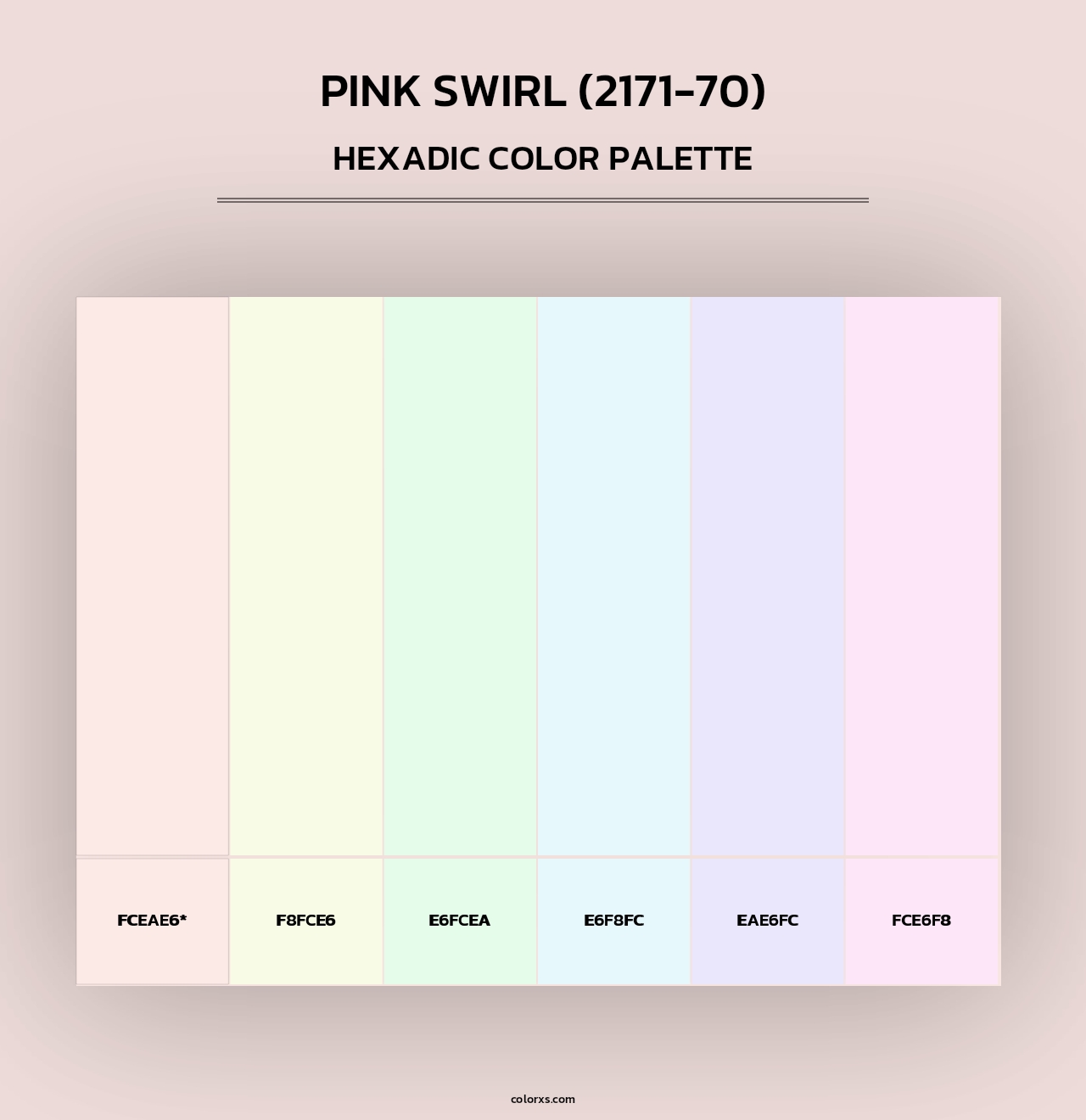 Pink Swirl (2171-70) - Hexadic Color Palette