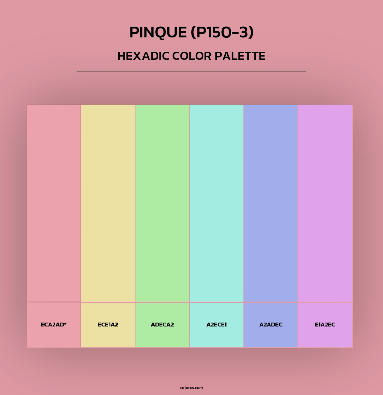 Pinque (P150-3) - Hexadic Color Palette