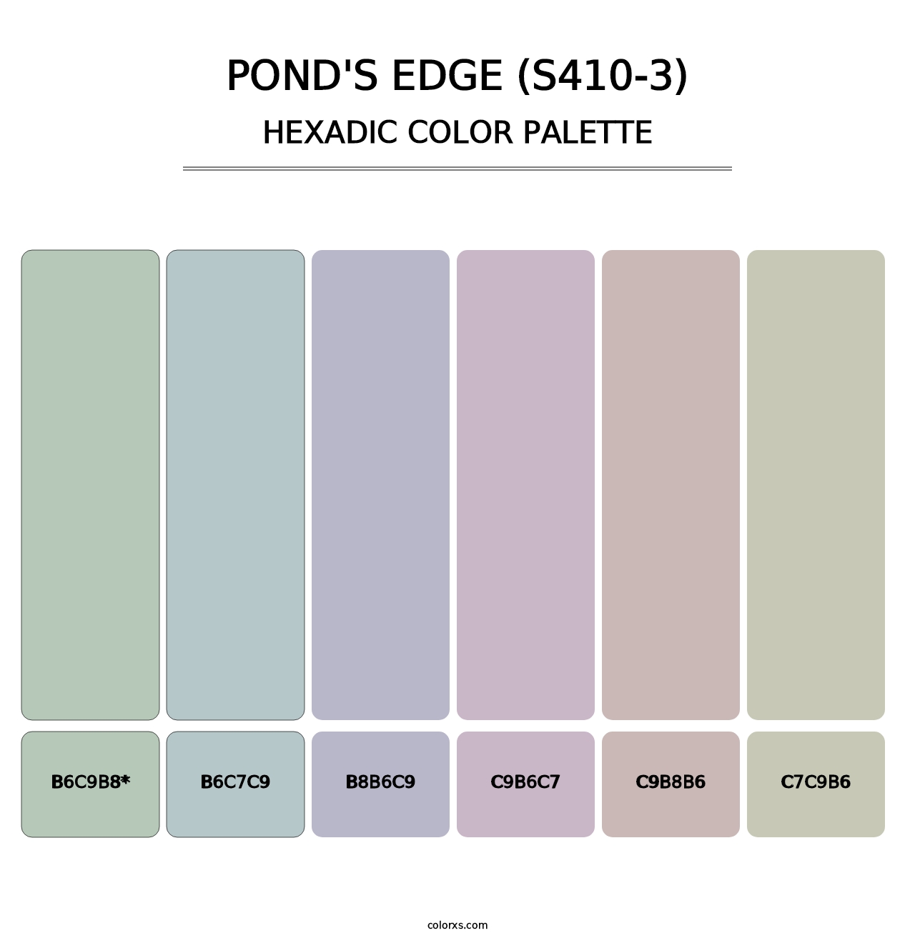 Pond'S Edge (S410-3) - Hexadic Color Palette