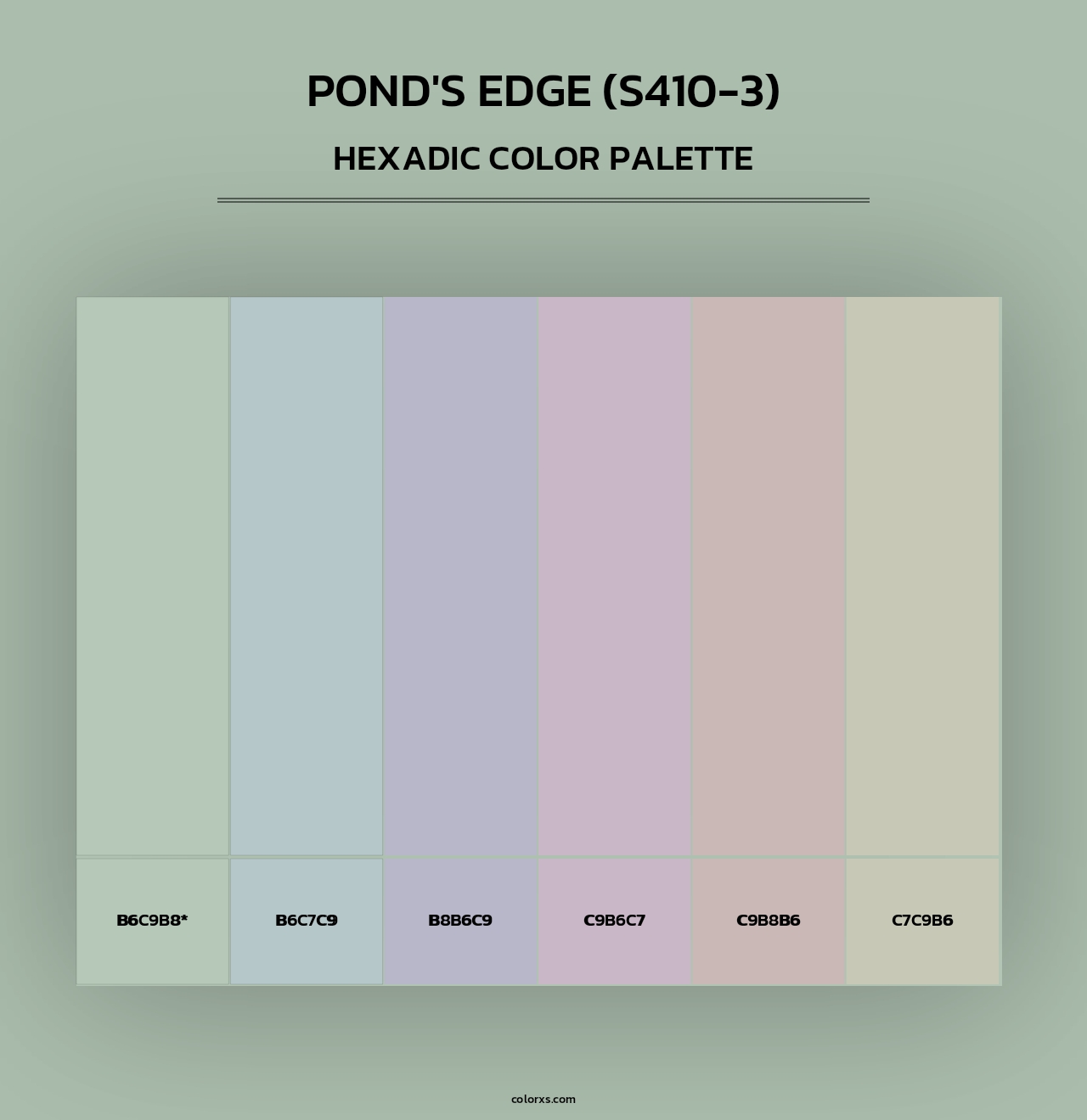 Pond'S Edge (S410-3) - Hexadic Color Palette