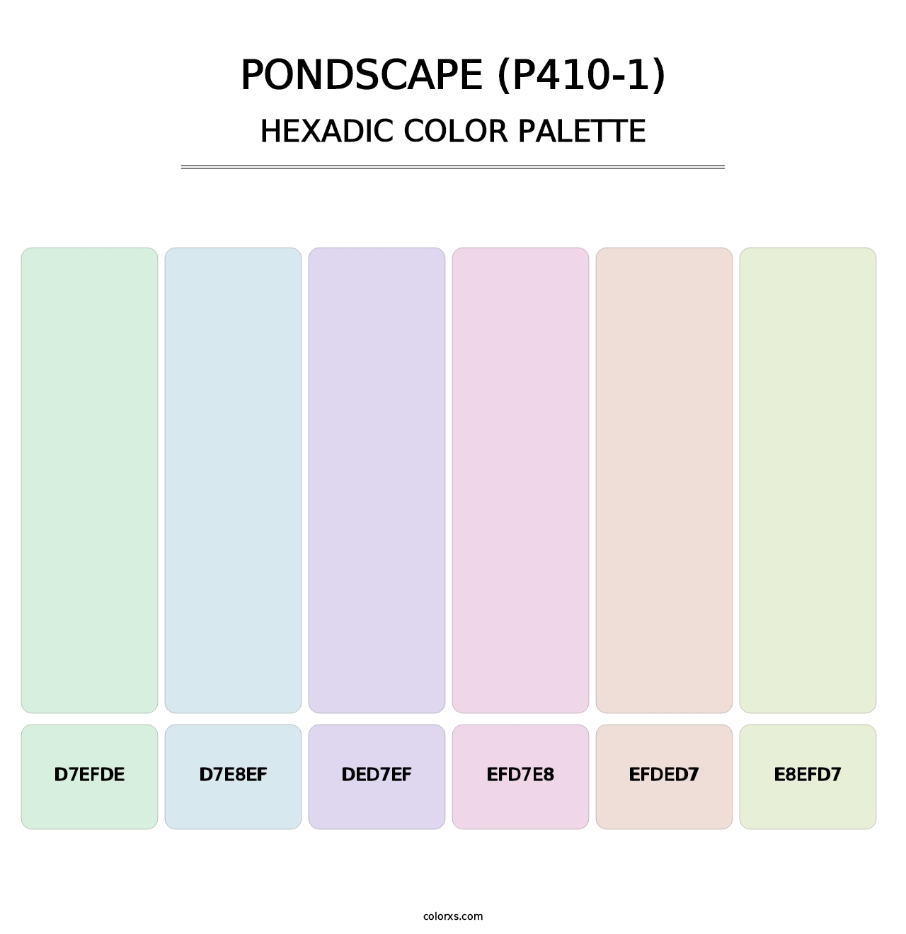 Pondscape (P410-1) - Hexadic Color Palette