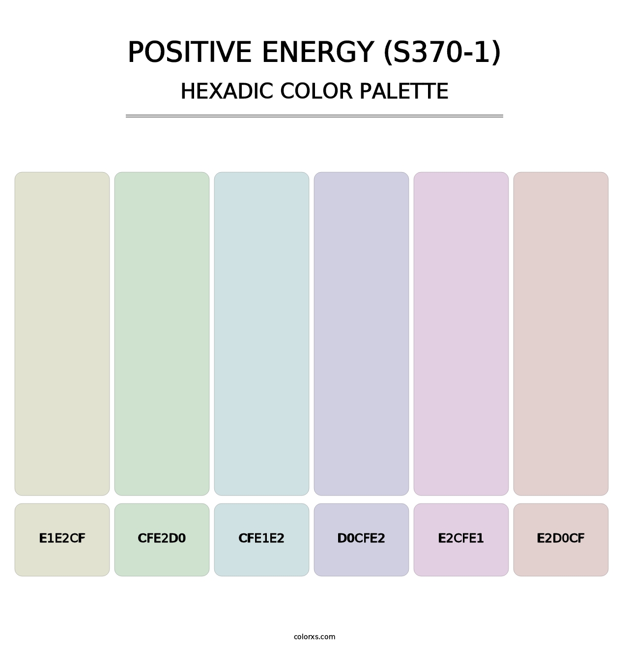 Positive Energy (S370-1) - Hexadic Color Palette