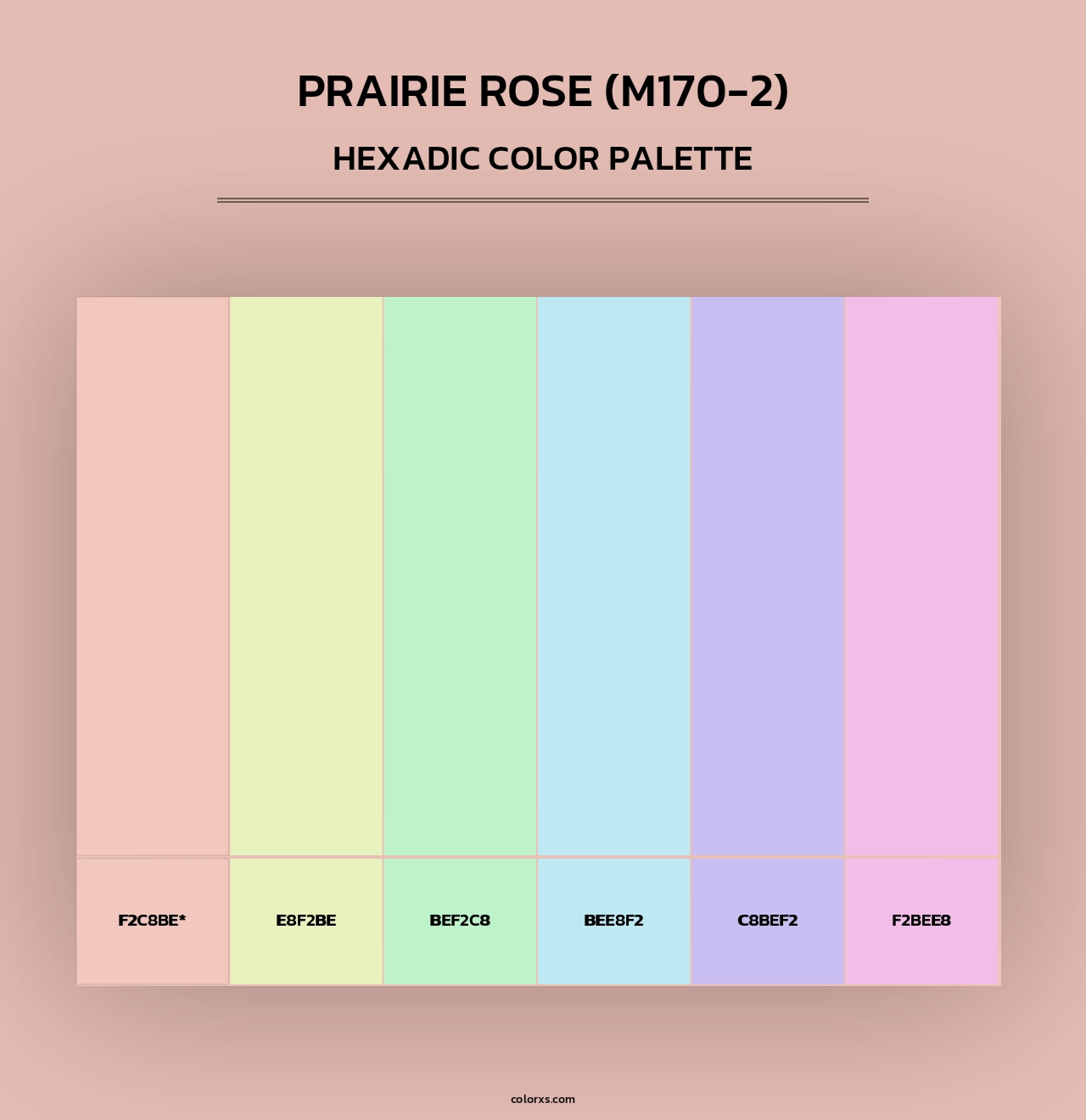 Prairie Rose (M170-2) - Hexadic Color Palette