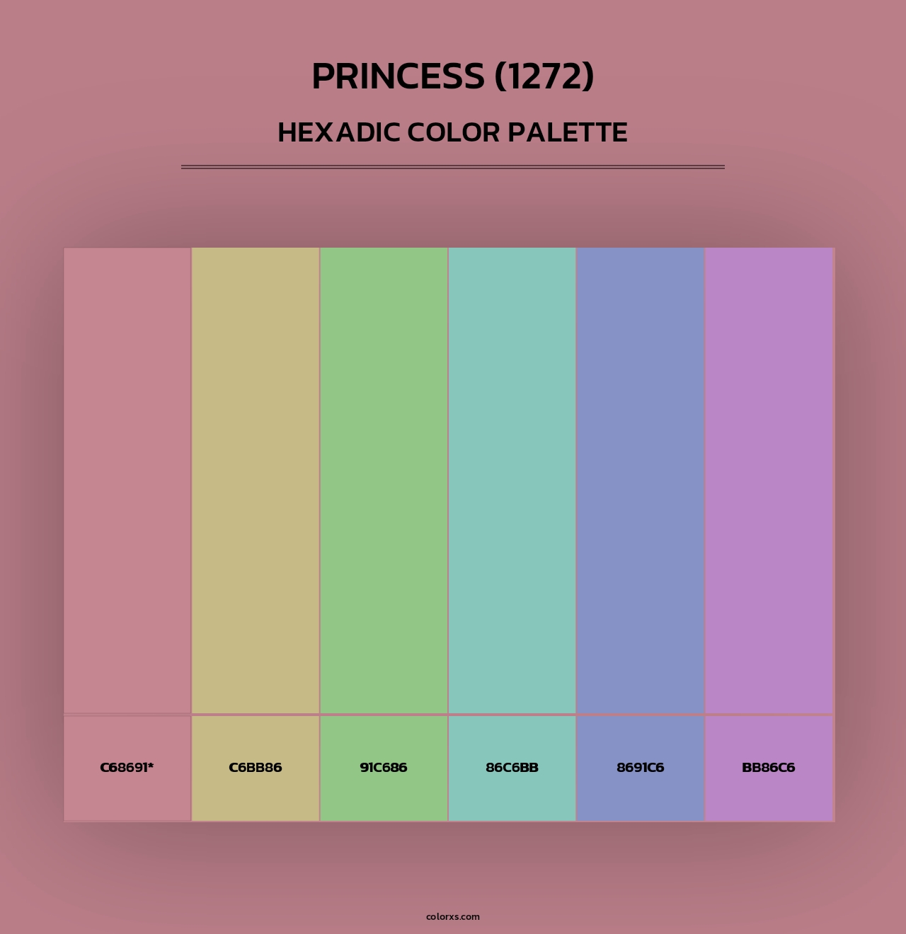 Princess (1272) - Hexadic Color Palette