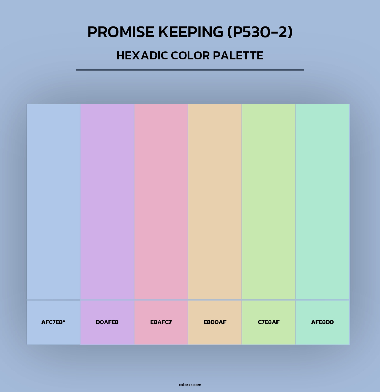 Promise Keeping (P530-2) - Hexadic Color Palette