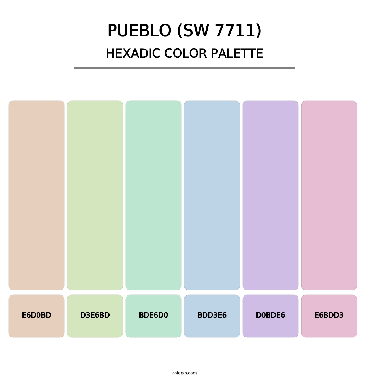 Pueblo (SW 7711) - Hexadic Color Palette