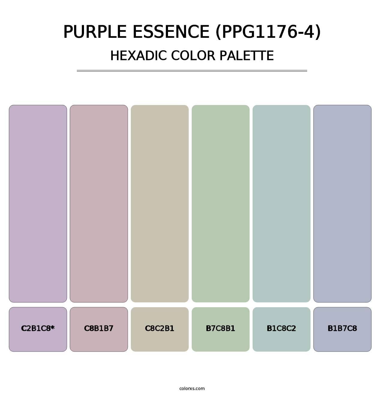 Purple Essence (PPG1176-4) - Hexadic Color Palette