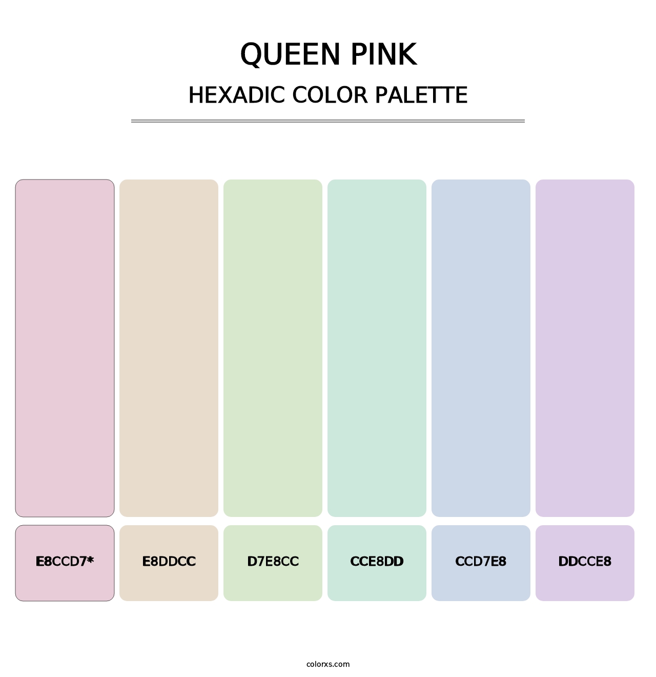 Queen Pink - Hexadic Color Palette