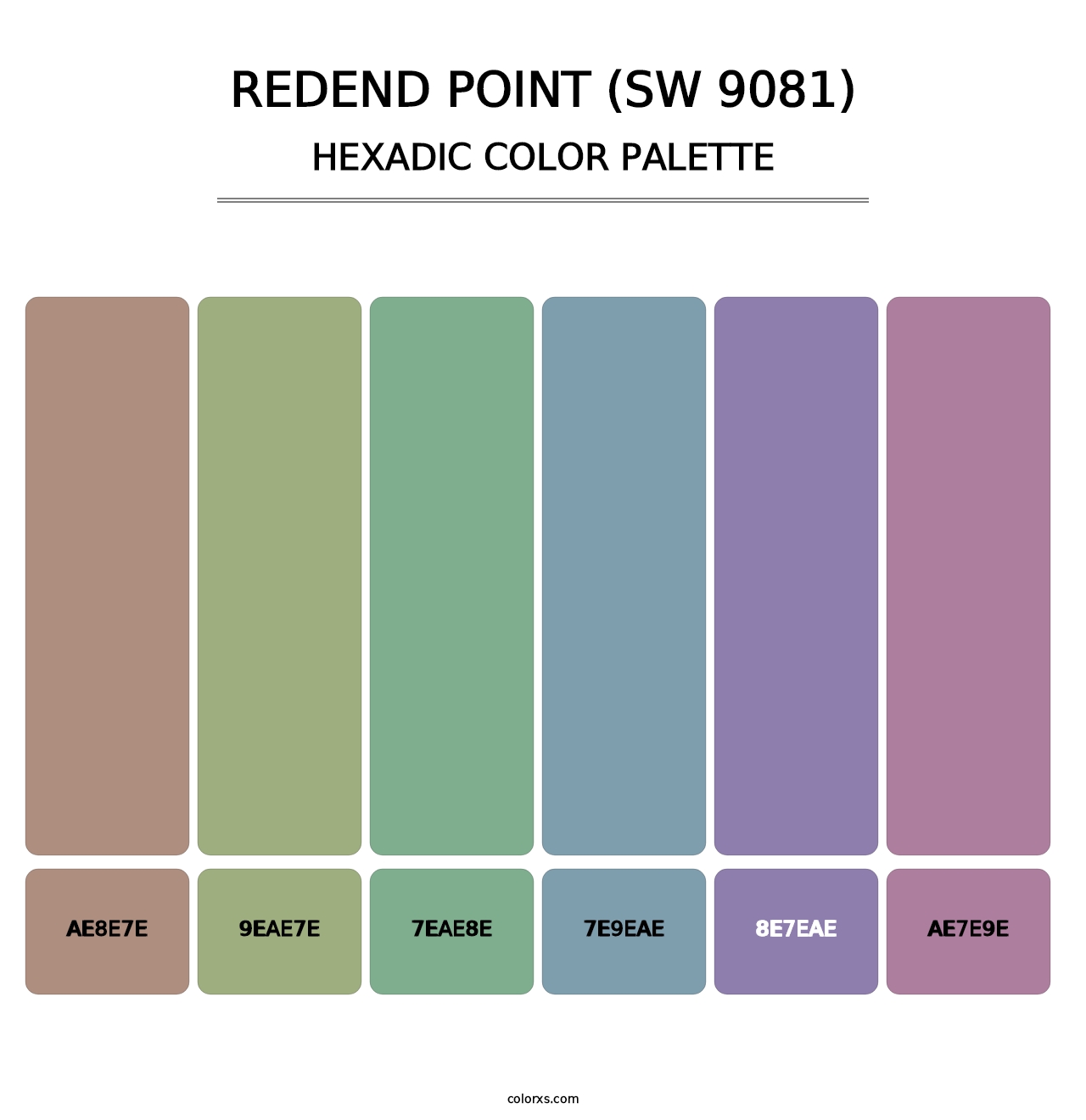 Redend Point (SW 9081) - Hexadic Color Palette