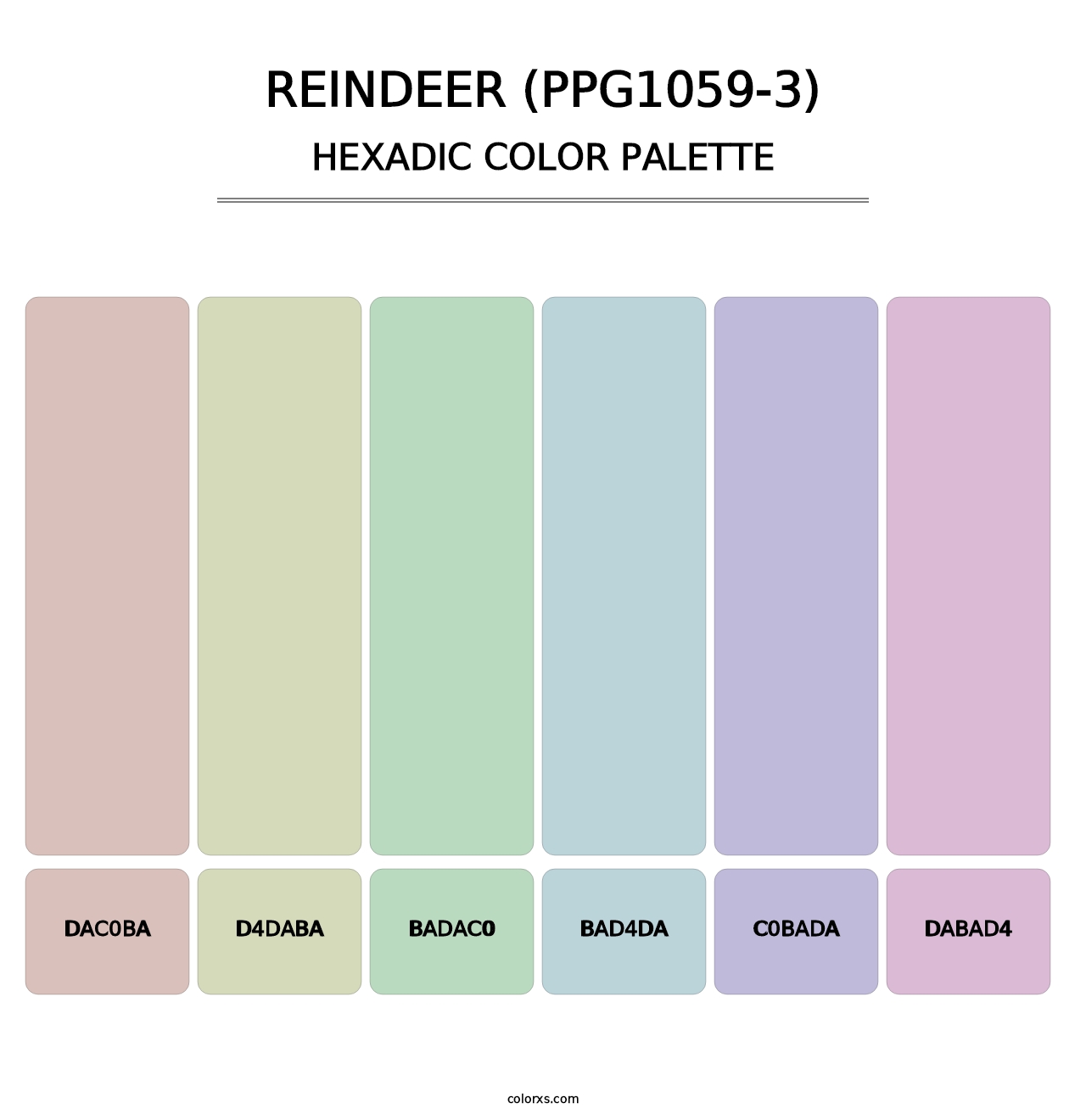 Reindeer (PPG1059-3) - Hexadic Color Palette