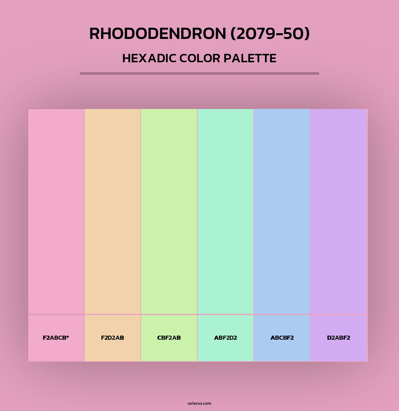 Rhododendron (2079-50) - Hexadic Color Palette