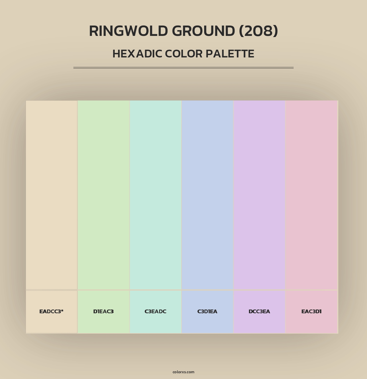 Ringwold Ground (208) - Hexadic Color Palette