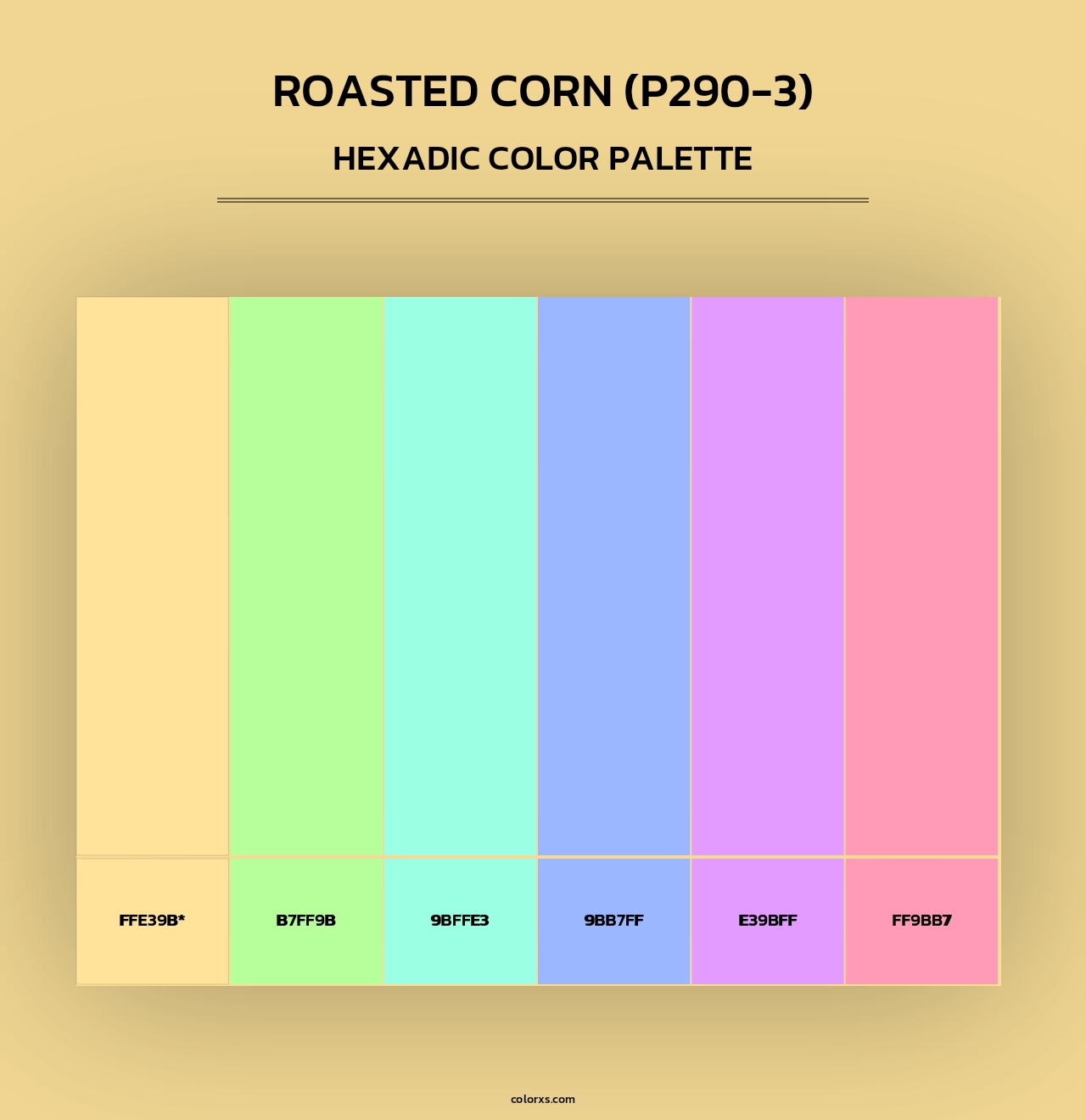 Roasted Corn (P290-3) - Hexadic Color Palette